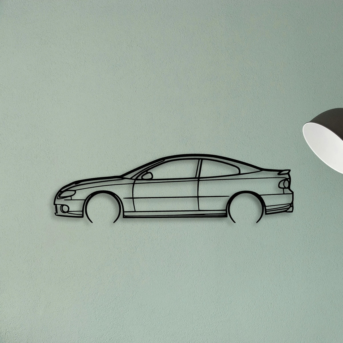 GTO 2006 3 Classic Silhouette Metal Wall Art - Tinvibe