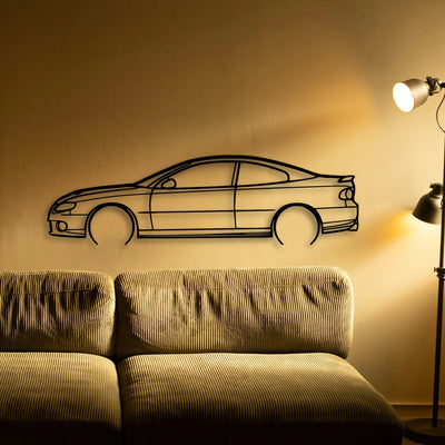 GTO 2006 3 Classic Silhouette Metal Wall Art - Tinvibe