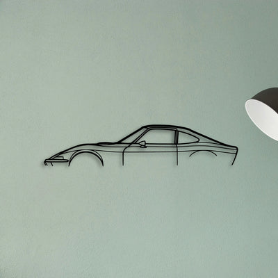 GT 1970 2 Classic Silhouette Metal Wall Art - Tinvibe
