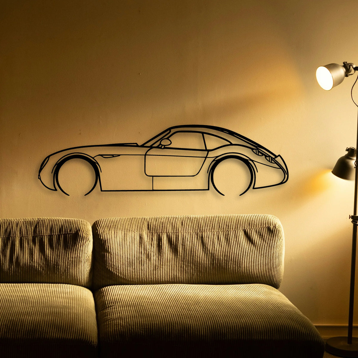 GT MF4 Classic Silhouette Metal Wall Art - Tinvibe