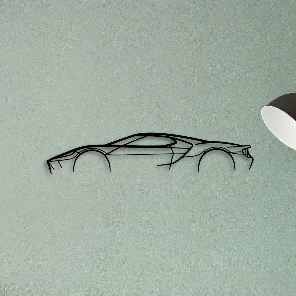 GT MK2 2 Classic Silhouette Metal Wall Art - Tinvibe