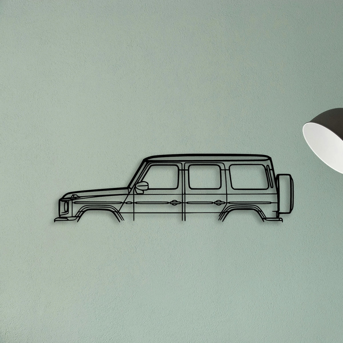 G Class Classic Silhouette Metal Wall Art - Tinvibe