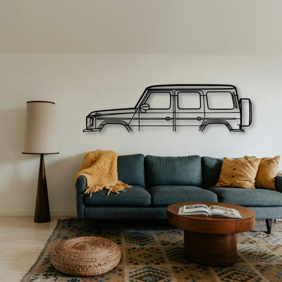 G Class Classic Silhouette Metal Wall Art - Tinvibe