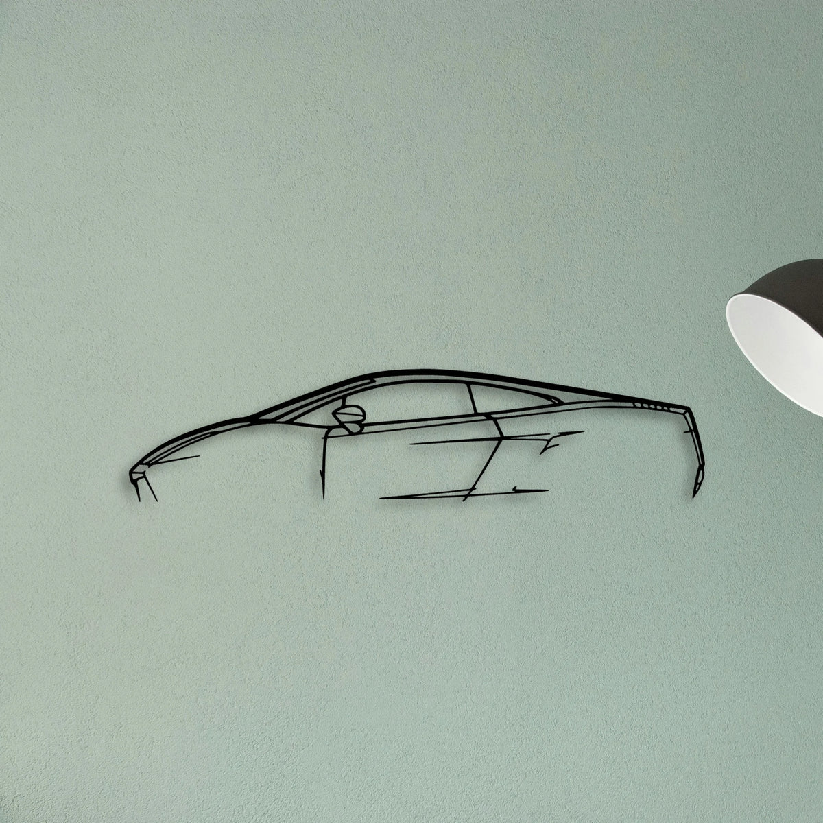 Gallardo Classic Silhouette Metal Wall Art - Tinvibe