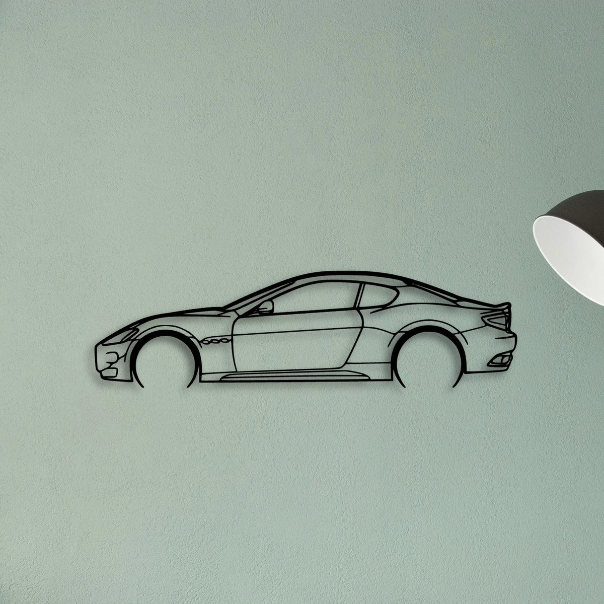 Gran Turismo Classic Silhouette Metal Wall Art - Tinvibe