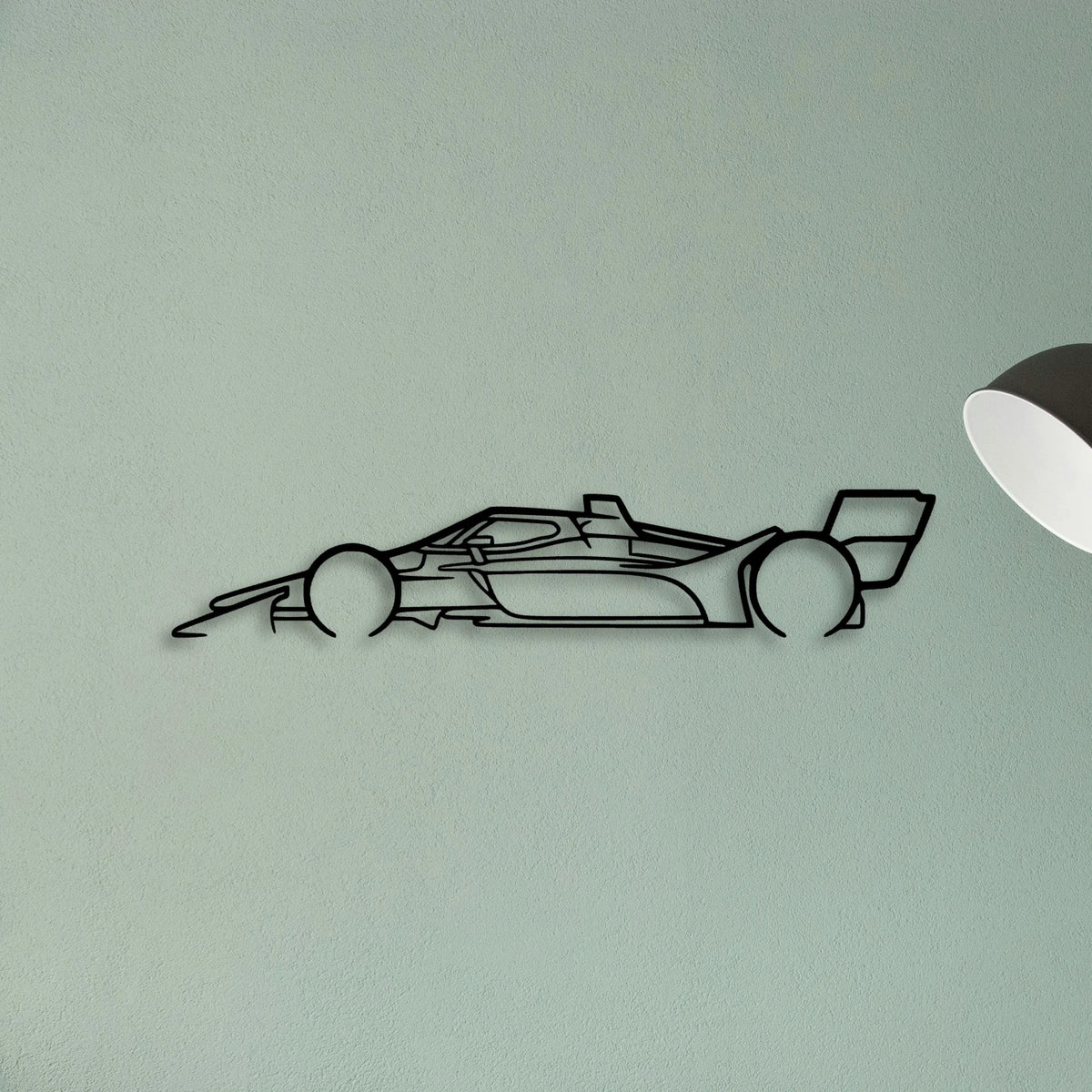 Indy CAR 2022 Classic Silhouette Metal Wall Art - Tinvibe