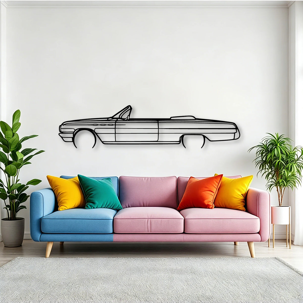 Invicta 1962 Classic Silhouette Metal Wall Art - Tinvibe
