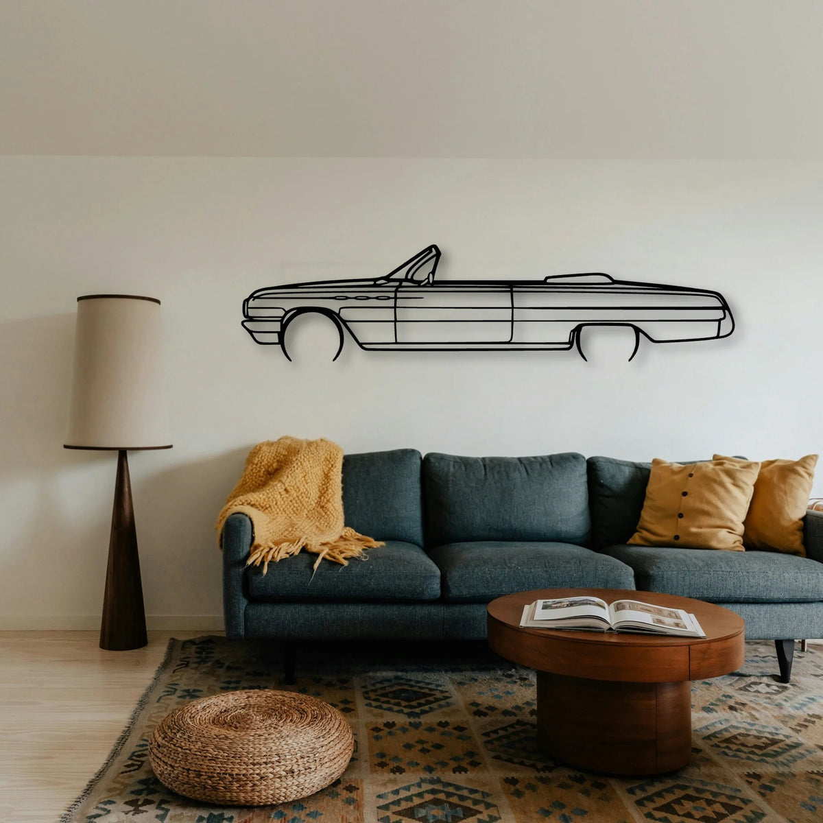 Invicta 1962 Classic Silhouette Metal Wall Art - Tinvibe