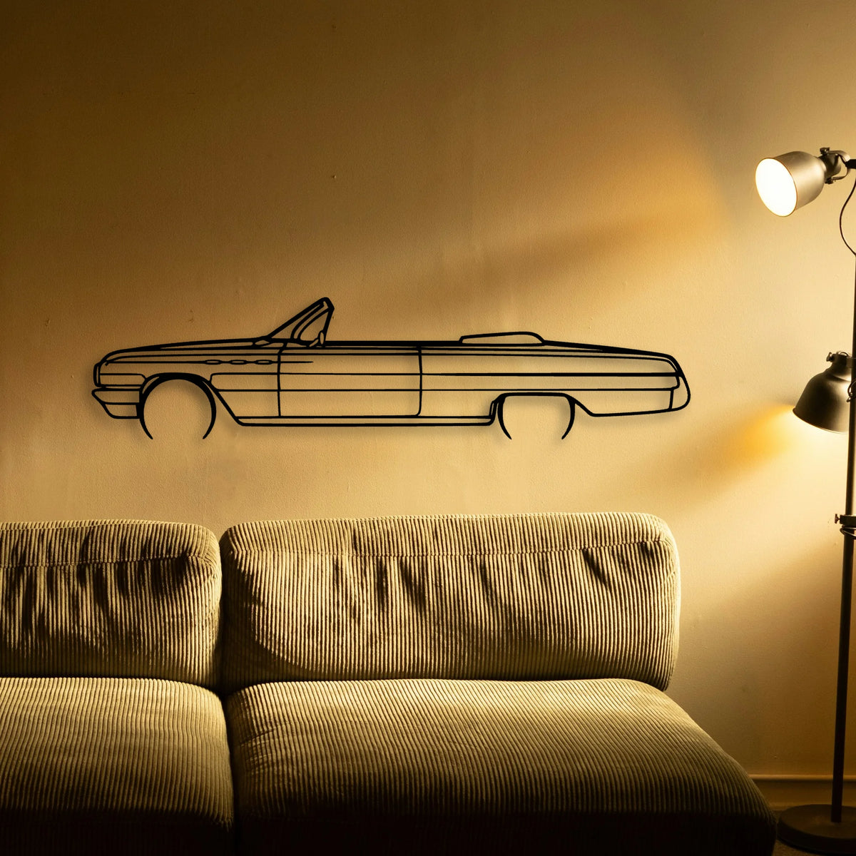 Invicta 1962 Classic Silhouette Metal Wall Art - Tinvibe