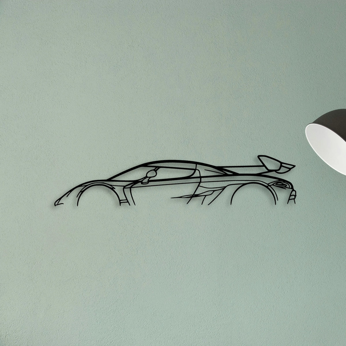 Jesko Classic Silhouette Metal Wall Art - Tinvibe