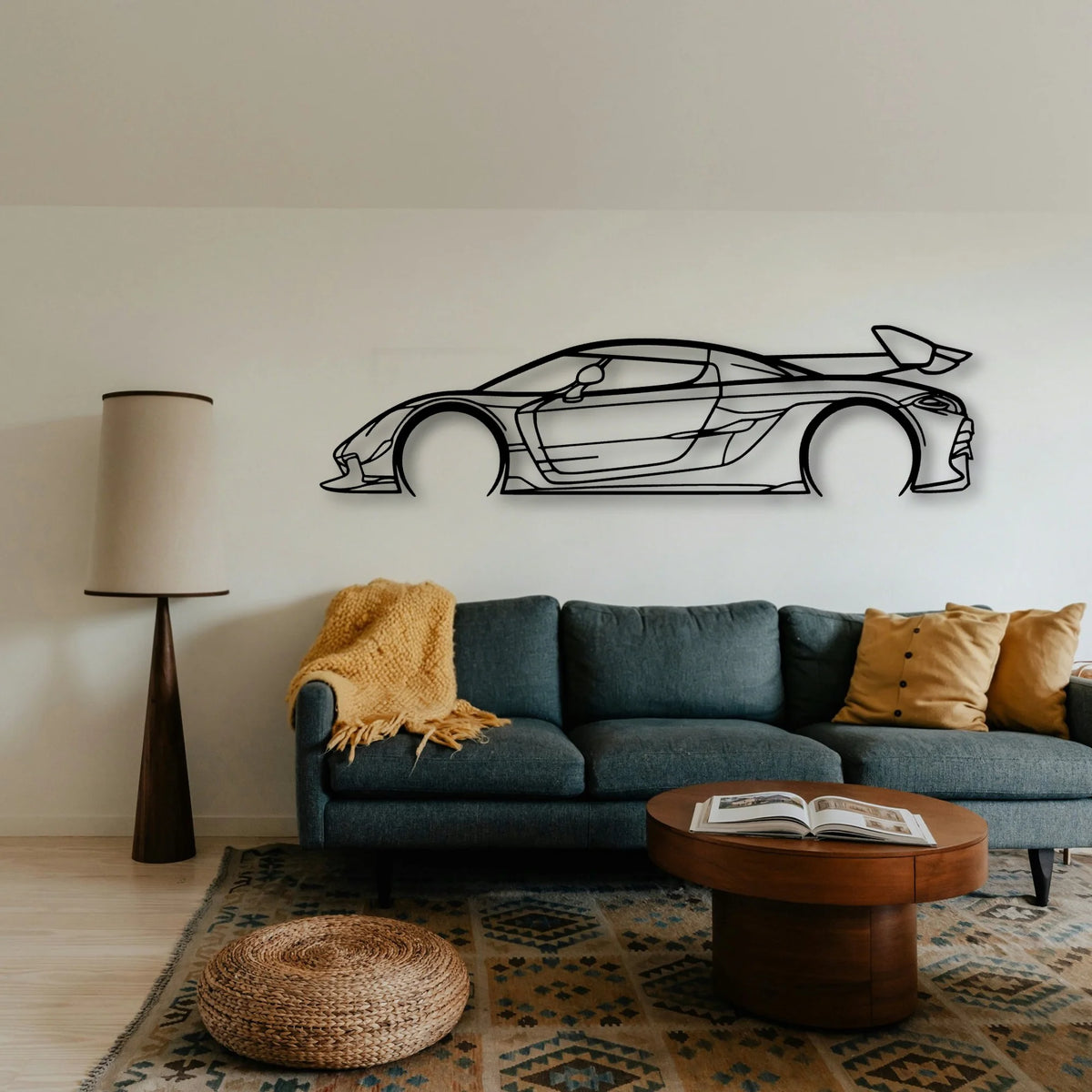 Jesko 2021 Classic Silhouette Metal Wall Art - Tinvibe
