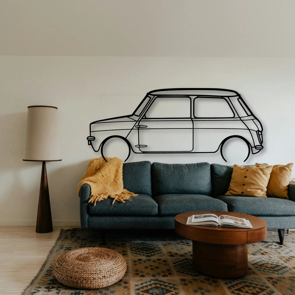 Leyland Classic Silhouette Metal Wall Art - Tinvibe