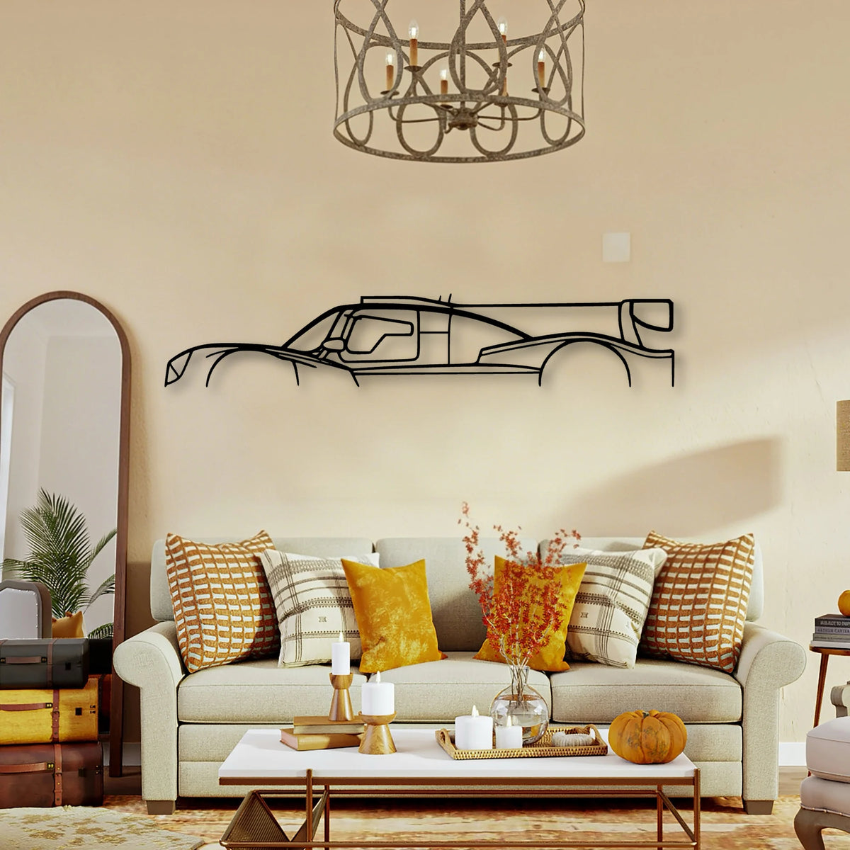 M30 LMP3 Classic Silhouette Metal Wall Art - Tinvibe