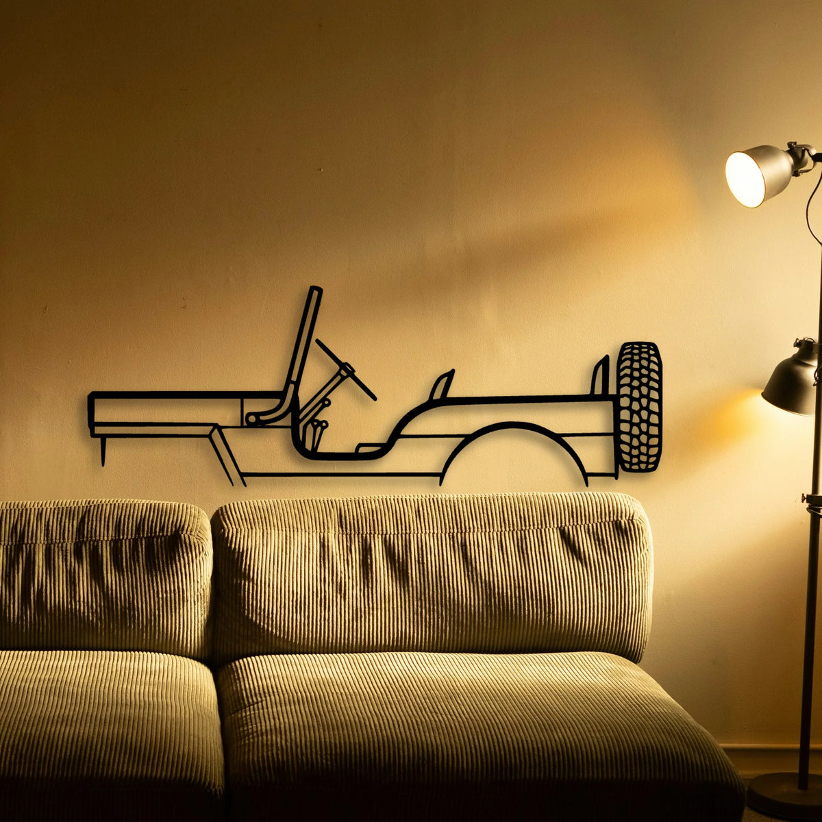 M38 1957 Classic Silhouette Metal Wall Art - Tinvibe