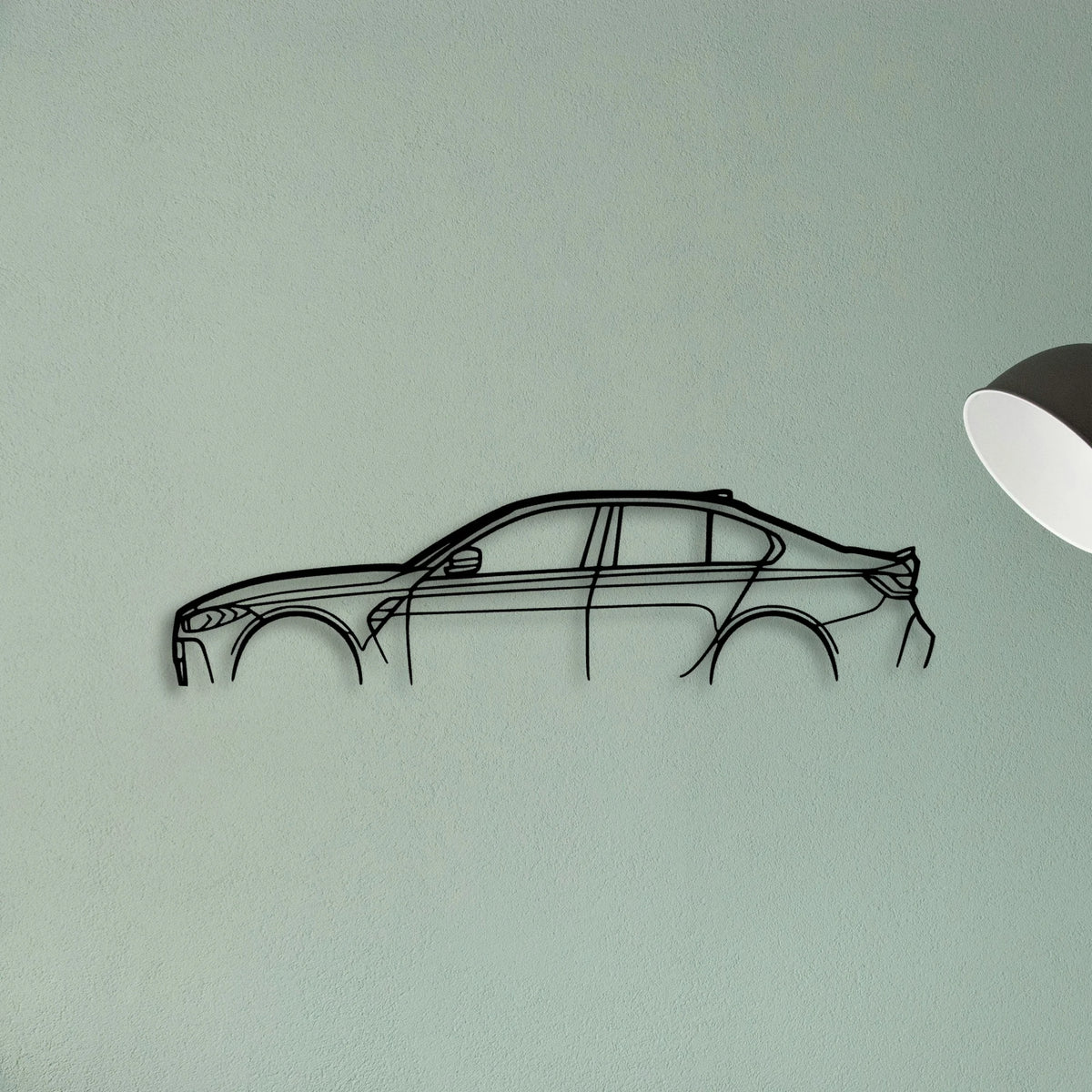 M3 G80 Classic Silhouette Metal Wall Art - Tinvibe