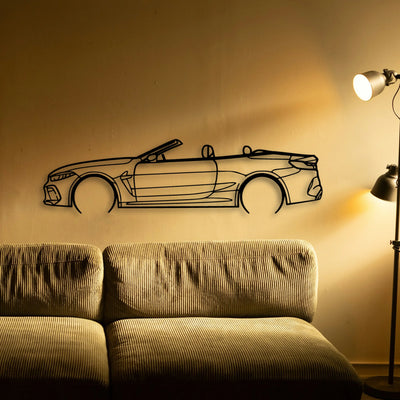 M8 Competition 2 Classic Silhouette Metal Wall Art - Tinvibe
