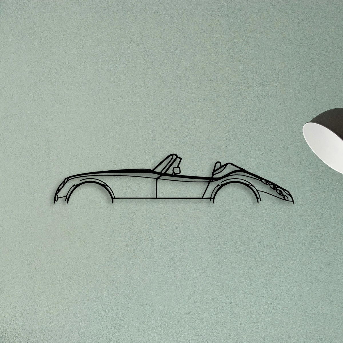 MF3 1998 Classic Silhouette Metal Wall Art - Tinvibe
