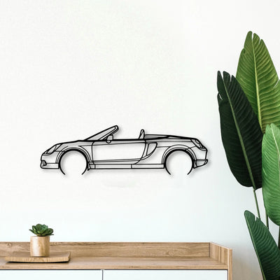MR2 2006 Classic Silhouette Metal Wall Art - Tinvibe