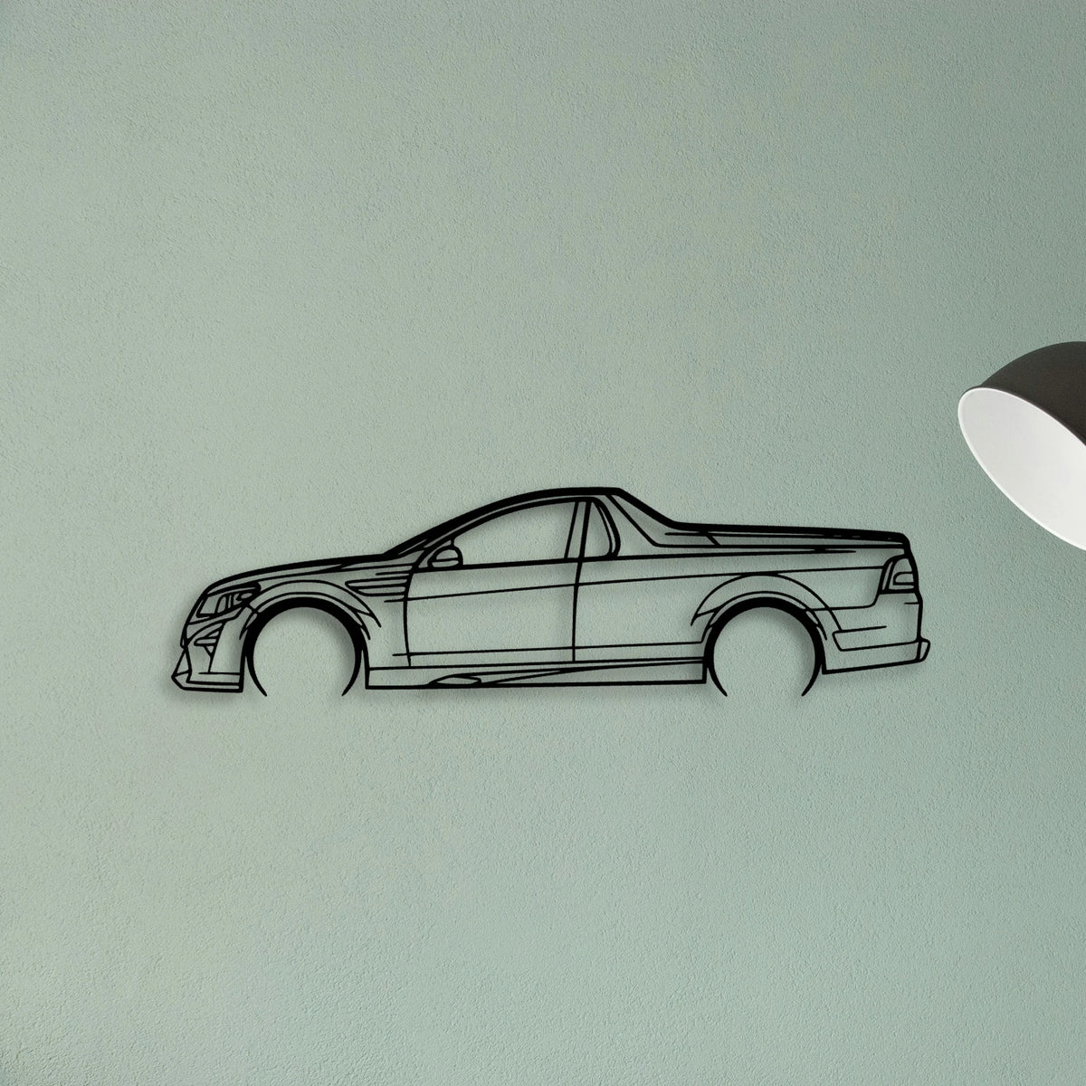 Maloo 2017 Classic Silhouette Metal Wall Art - Tinvibe