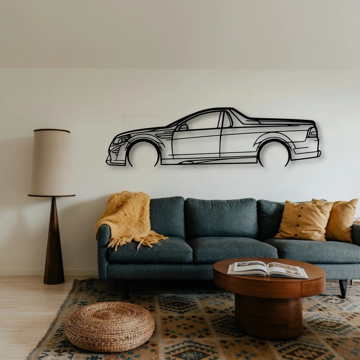 Maloo 2017 Classic Silhouette Metal Wall Art - Tinvibe