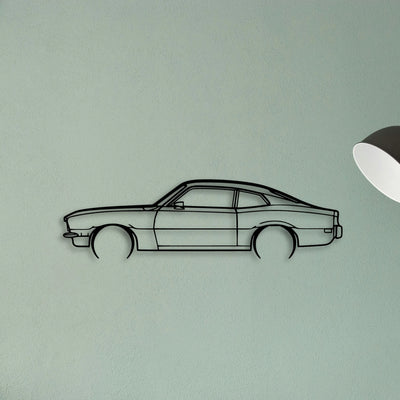 Maverick 1970 Classic Silhouette Metal Wall Art - Tinvibe
