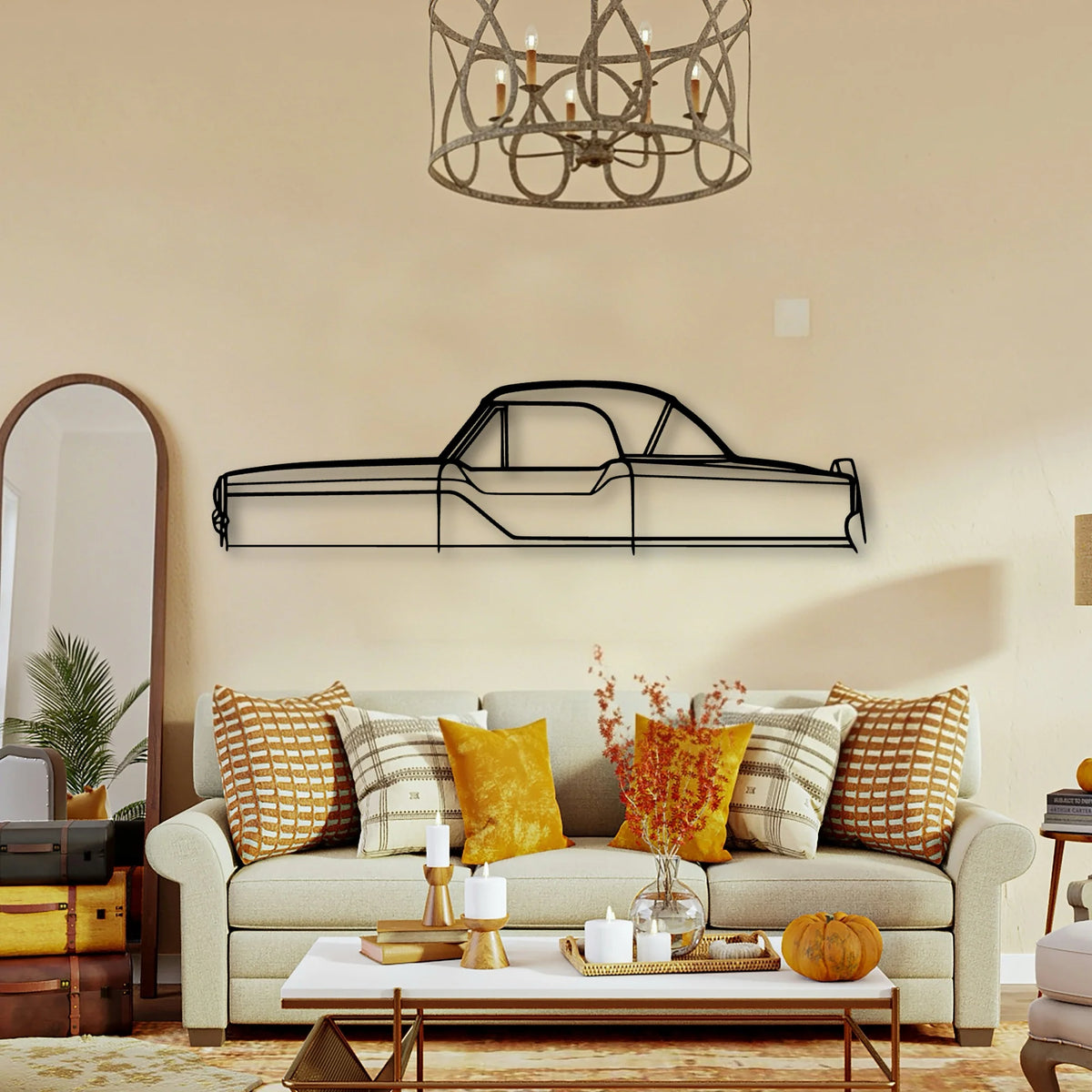 Metropolitan 1956 Classic Silhouette Metal Wall Art - Tinvibe