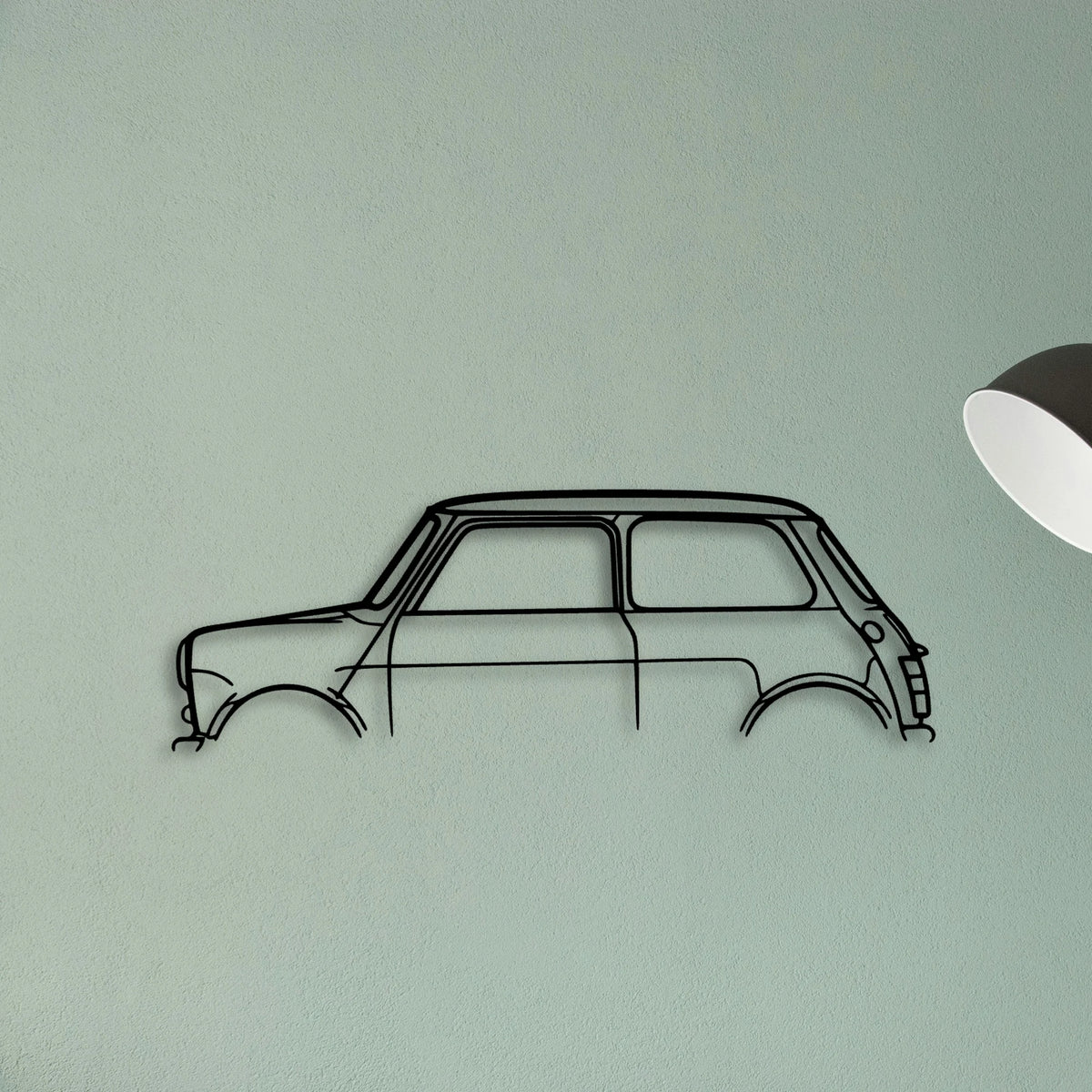 Mini Classic Silhouette Metal Wall Art - Tinvibe
