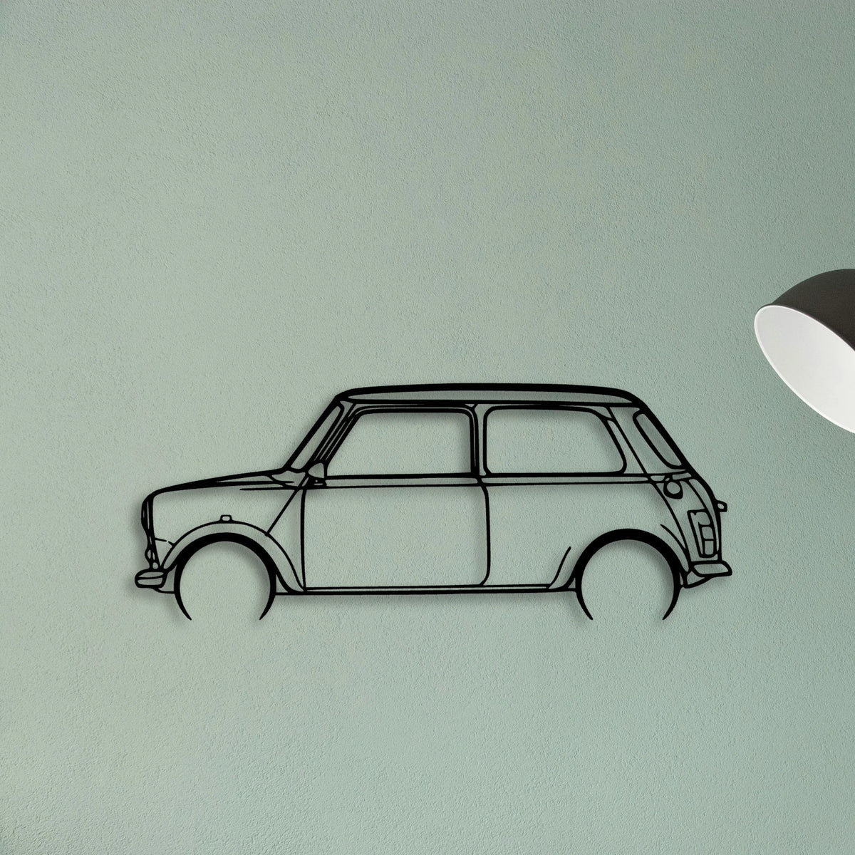 Mini 1995 Classic Silhouette Metal Wall Art - Tinvibe