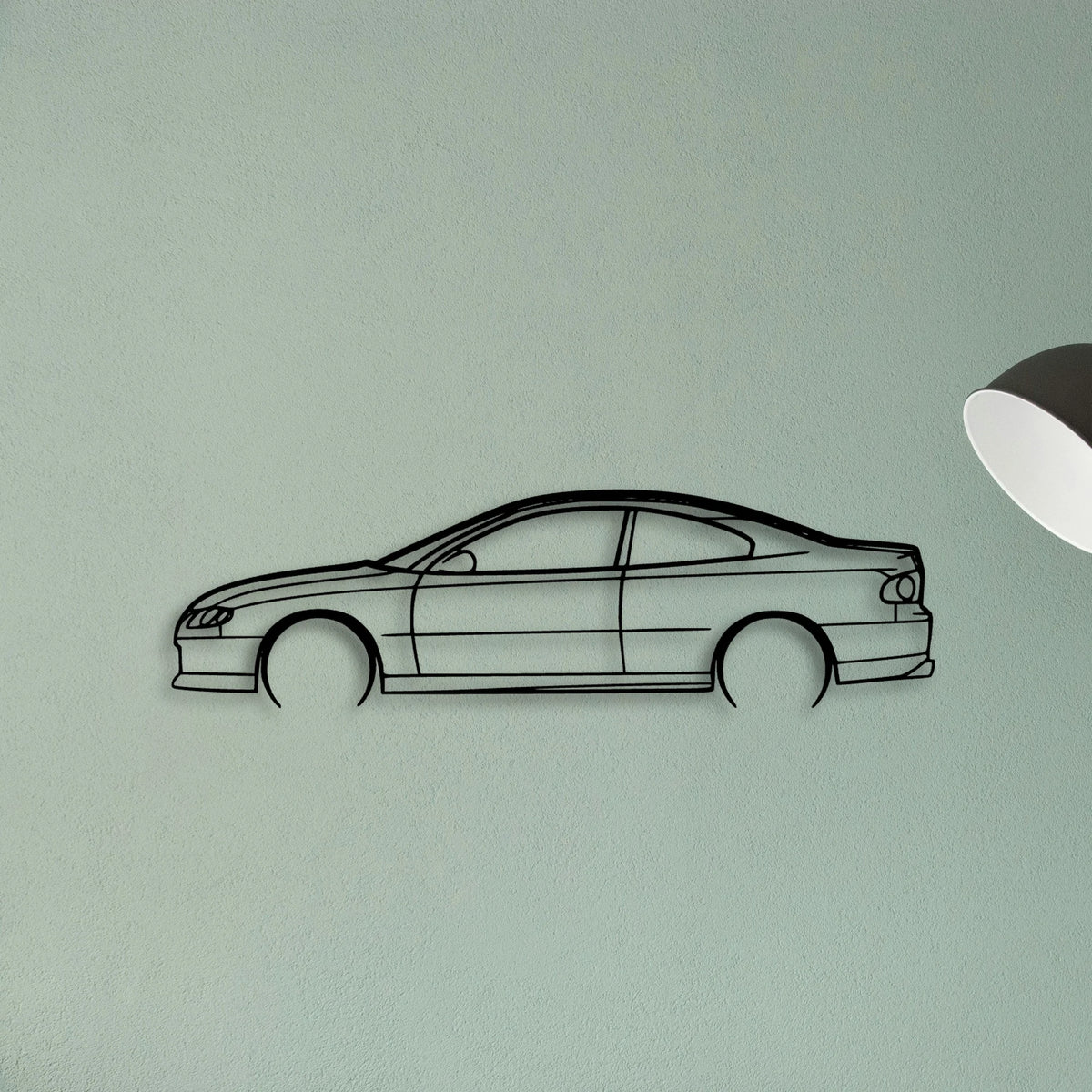 Monaro V8 Classic Silhouette Metal Wall Art - Tinvibe