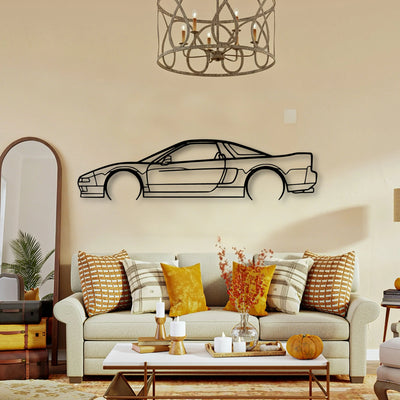 NSX 1991 Classic Silhouette Metal Wall Art - Tinvibe