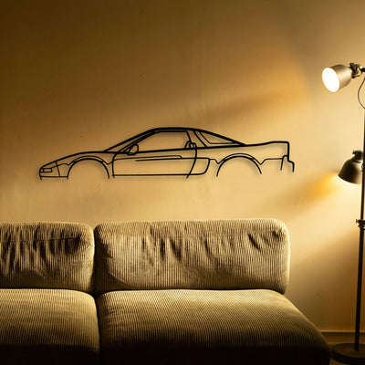 NSX NA1 Classic Silhouette Metal Wall Art - Tinvibe