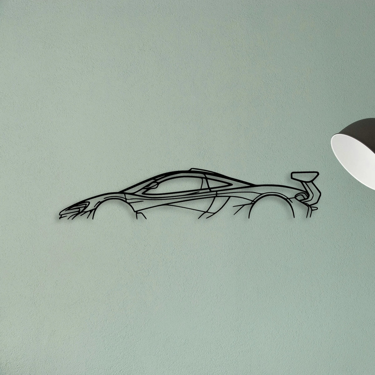 P1 GTR 2015 Classic Silhouette Metal Wall Art - Tinvibe