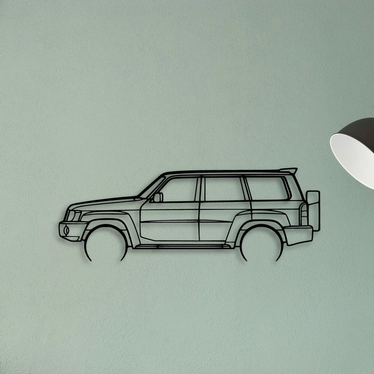 Patrol Y61 2022 Classic Silhouette Metal Wall Art - Tinvibe