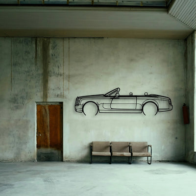Phantom Drophead 2008 Classic Silhouette Metal Wall Art - Tinvibe
