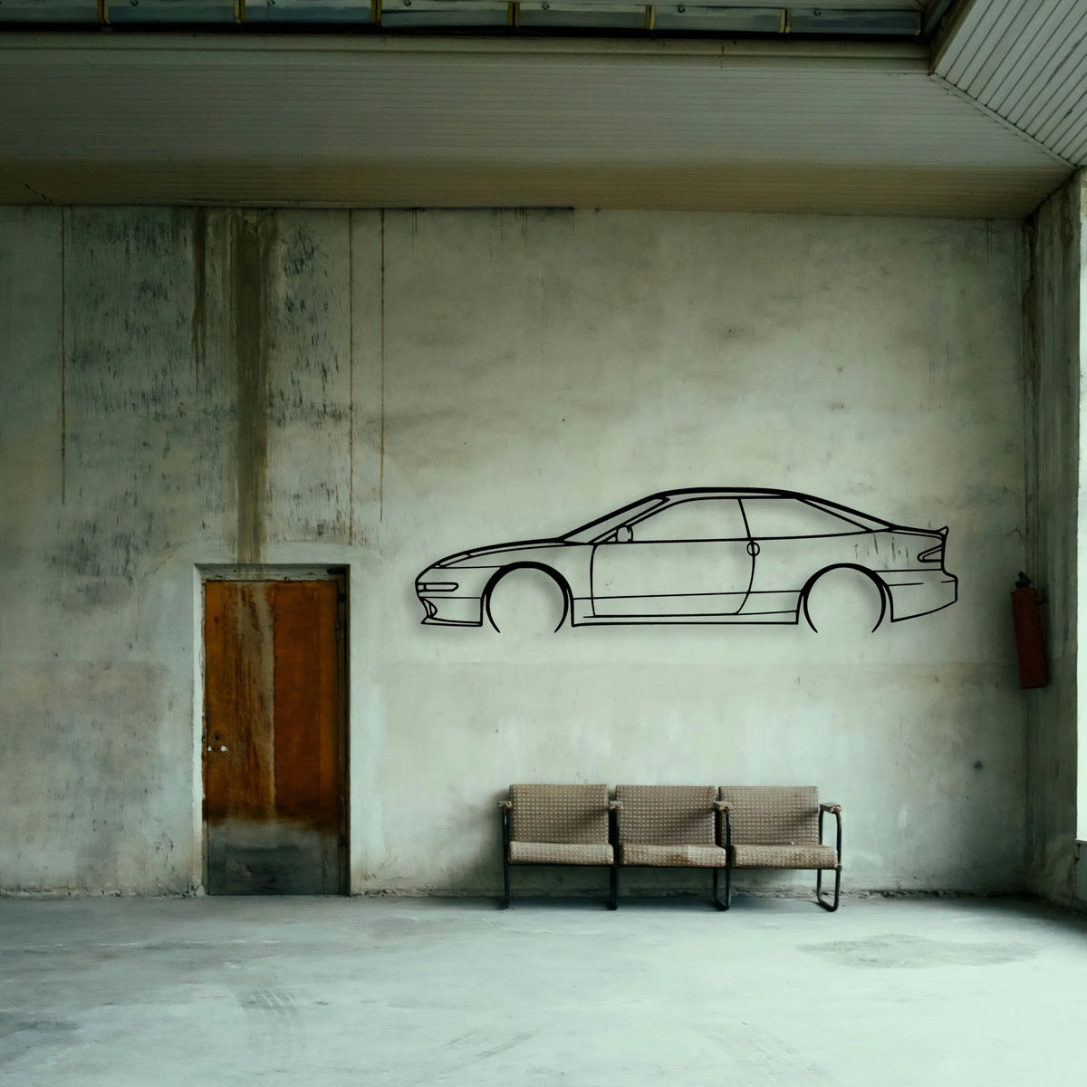 Probe GT Classic Silhouette Metal Wall Art - Tinvibe