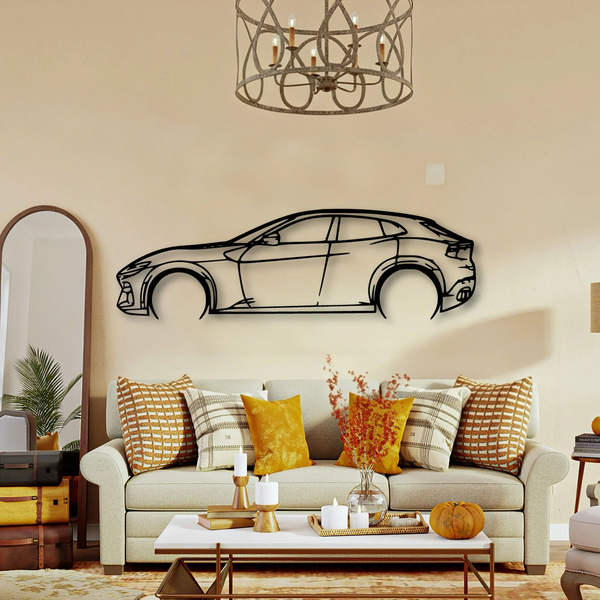 Purosangue Classic Silhouette Metal Wall Art - Tinvibe