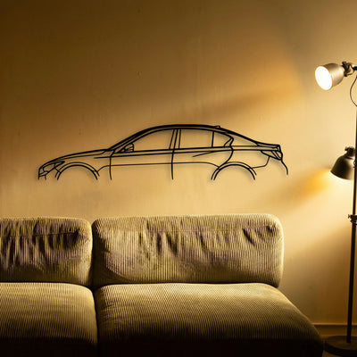 Q50 2019 Classic Silhouette Metal Wall Art - Tinvibe