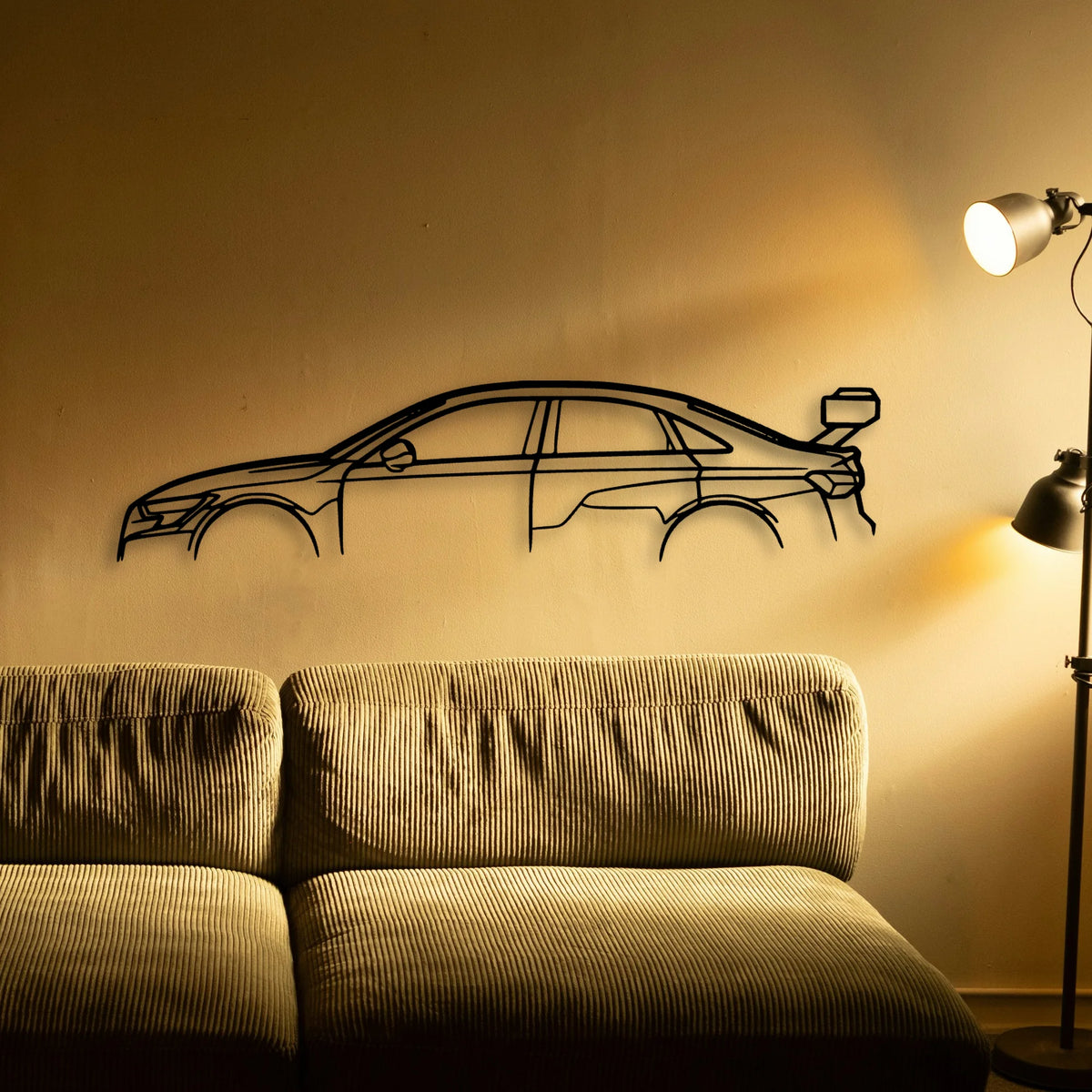 RS3 LMS TCR Classic Silhouette Metal Wall Art - Tinvibe