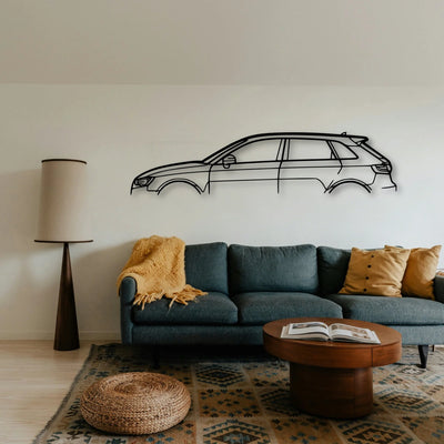 RS3 Sportback 2014 Classic Silhouette Metal Wall Art - Tinvibe