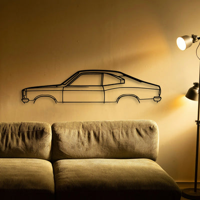 RX3 1974 Classic Silhouette Metal Wall Art - Tinvibe
