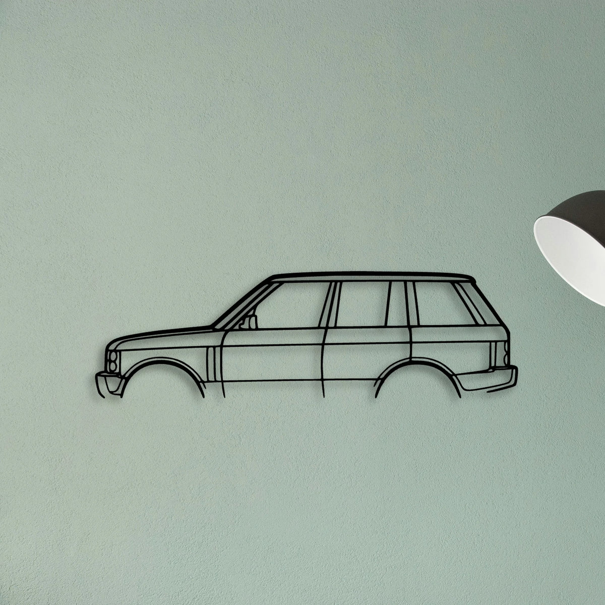 Range MK3 Classic Silhouette Metal Wall Art - Tinvibe