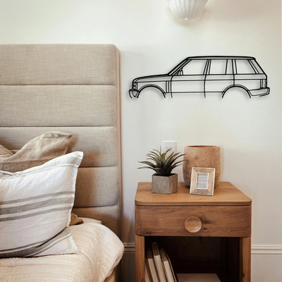 Range MK3 Classic Silhouette Metal Wall Art - Tinvibe