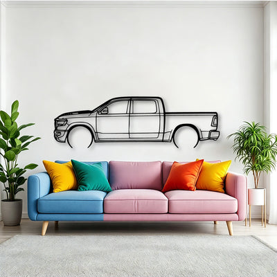 Rebel Classic Silhouette Metal Wall Art - Tinvibe