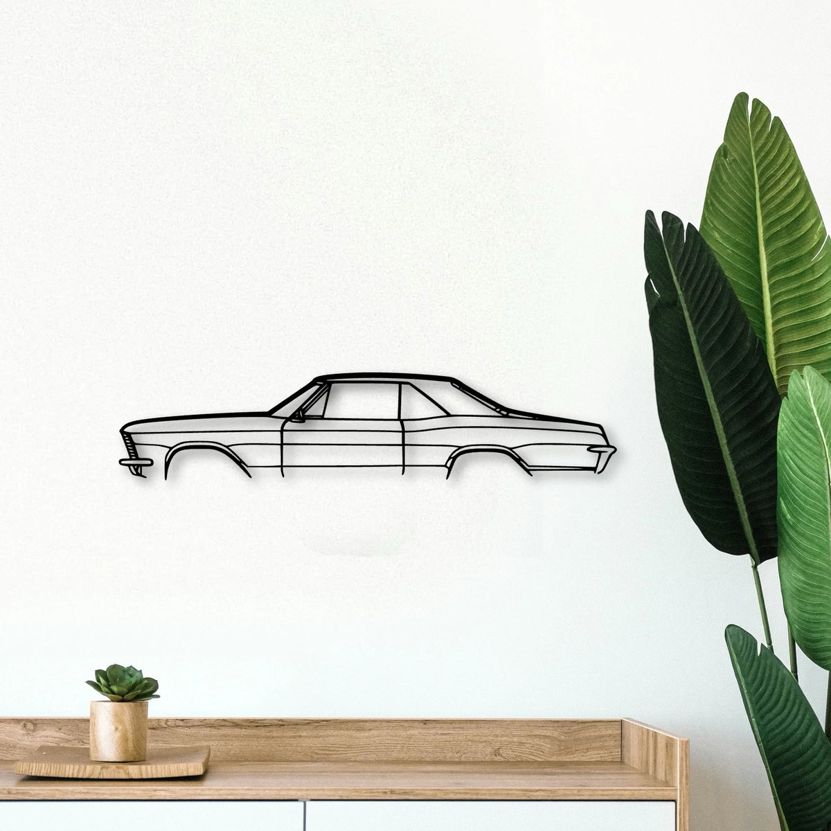 RIV Classic Silhouette Metal Wall Art - Tinvibe