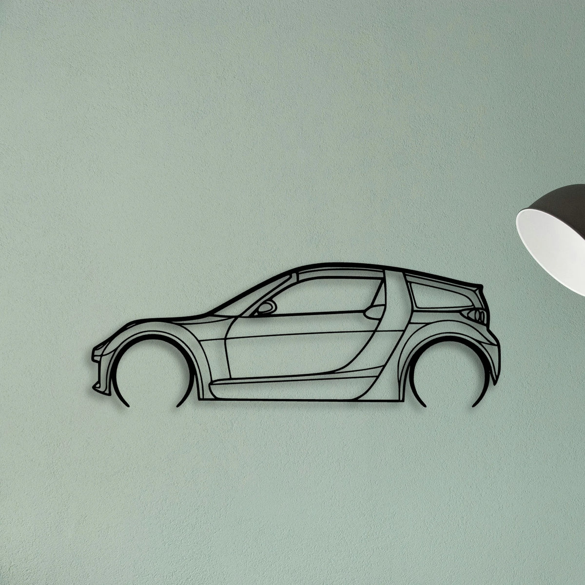 Roadster 2004 Classic Silhouette Metal Wall Art - Tinvibe