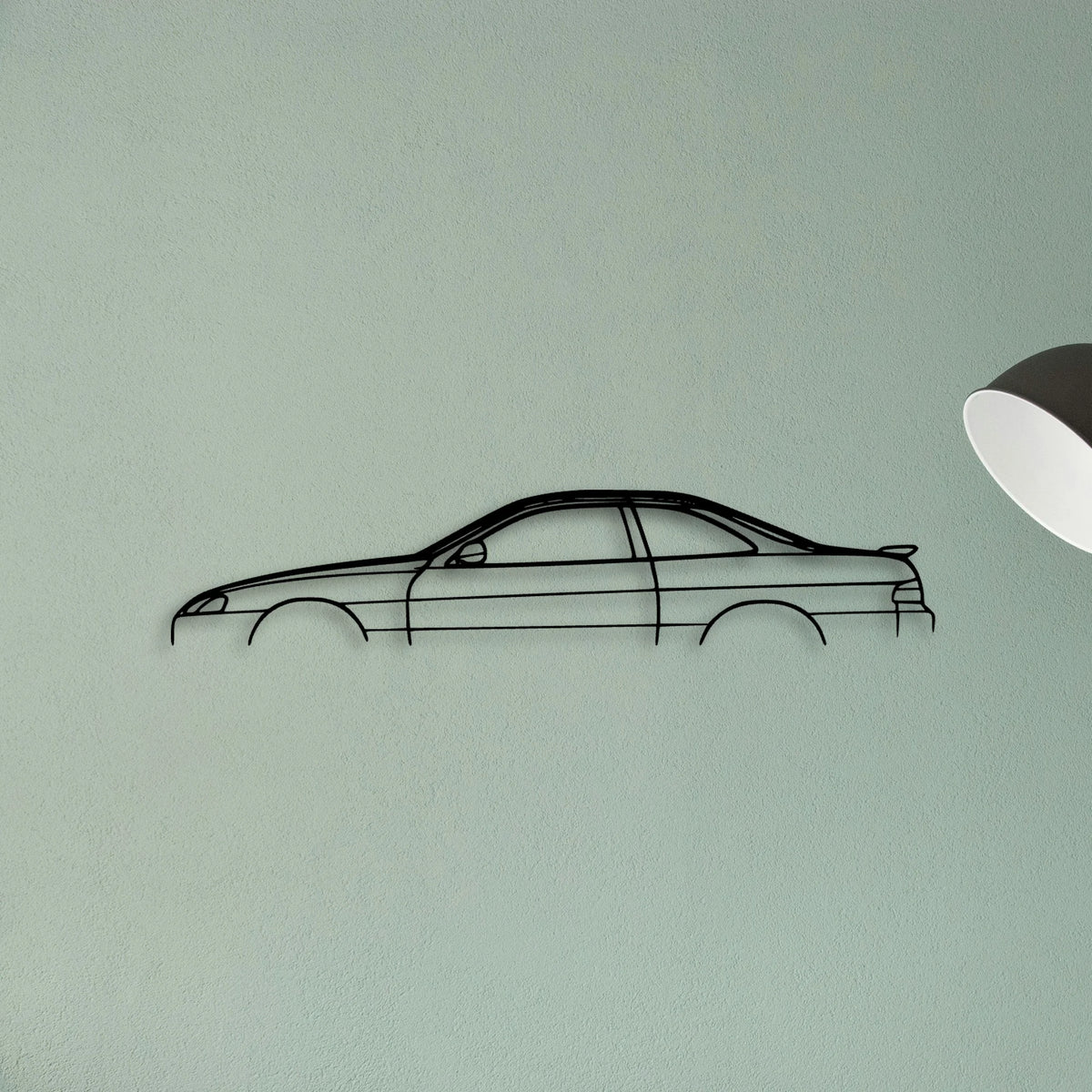 SC300 1999 Classic Silhouette Metal Wall Art - Tinvibe