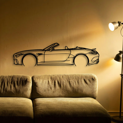 SL63 2022 Classic Silhouette Metal Wall Art - Tinvibe