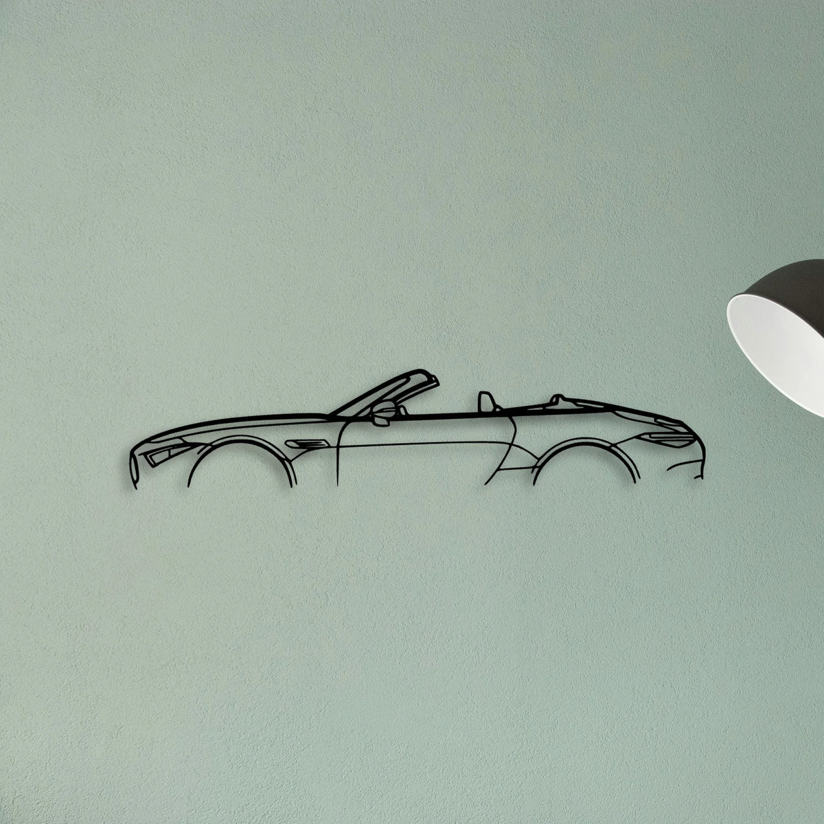 SL63 AMG 2022 Classic Silhouette Metal Wall Art - Tinvibe
