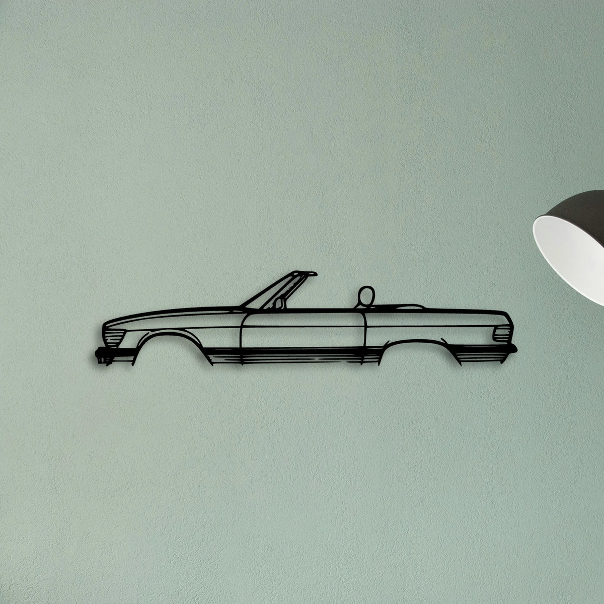 SL 1986 Classic Silhouette Metal Wall Art - Tinvibe