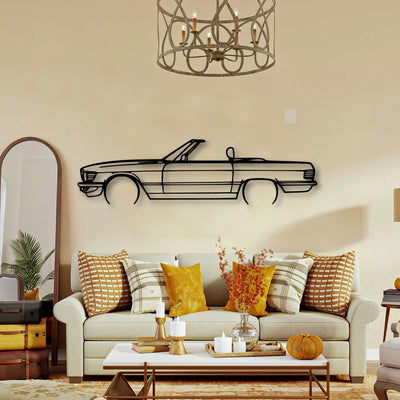 SL 1987 Classic Silhouette Metal Wall Art - Tinvibe